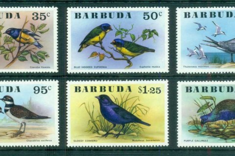 Barbuda-1976-Birds-MUH