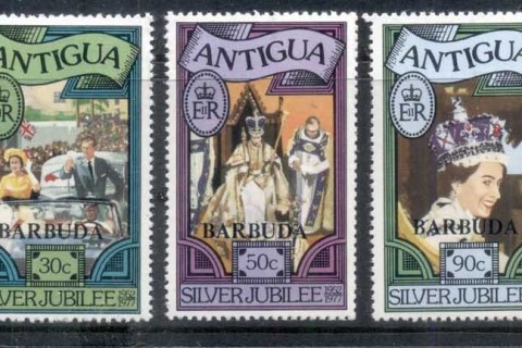 Barbuda-1977-QEII-Silver-Jubilee-MUH