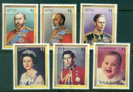Barbuda-1984-Members-of-the-royal-Family-MUH