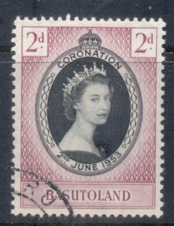 Basutoland-1953-QEII-Coronation-FU