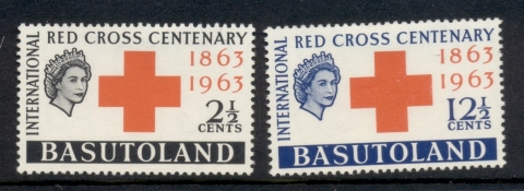 Basutoland-1963-Red-Cross-Centenary-MLH