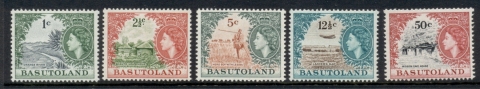 Basutoland-1964-QEII-Pictorials-Wmk-Block-CA-MLH