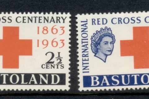 Basutoland-1963-Red-Cross-Centenary-MLH