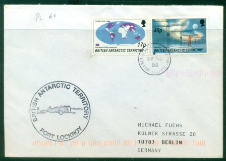 BAT-1996-Scientific-Committee-on-Scientific-Research-SCAR-17-40p-Port-Lockroy-to-Germany-cover