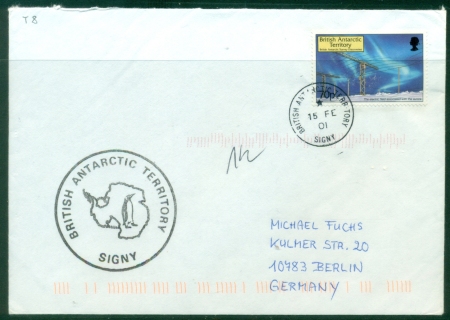 BAT-2001-Survey-Discoveries-70p-Aurora-Signy-to-Germany-cover