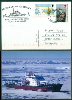 BAT-2003-Scientific-Committee-3515p-Survey-Ships-33p-Tula-Port-Lockroy-RRS-James-Clark-Ross-Voyage-12-to-Germany-PPC BAT-2003-Scientific-Committee-3515p-Survey-Ships-33p-Tula-Port-Lockroy-RRS-James-Clark-Ross-Voyage-12-to-Germany-PPC