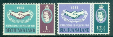 Bechuanaland-1965-ICY-International-Cooperation-Year-MUH