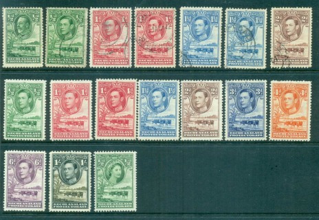 Bechuanaland-Protectorate-1932-on-Assorted-Oddments-MH-FU-lot62146