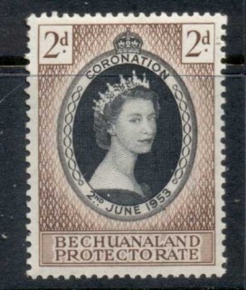 Bechuanaland-Protectorate-1953-QEII-Coronation-MLH