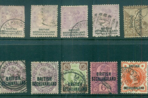 Bechuanaland-1887-on-QV-Assorted-oddments