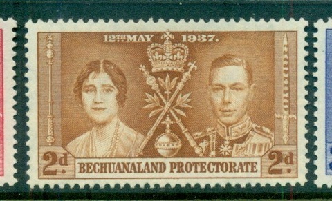 Bechuanaland-Protectorate-1937-KGVI-Coronation-MLH