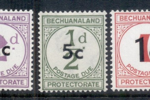 Bechuanaland-Protectorate-1961-Postage-Dues-MLH