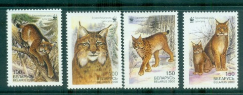 Belarus 2000 WWF Eurasian Lynx