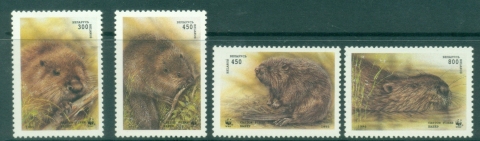 Belarus-1995-WWF-European-Beaver-MUH