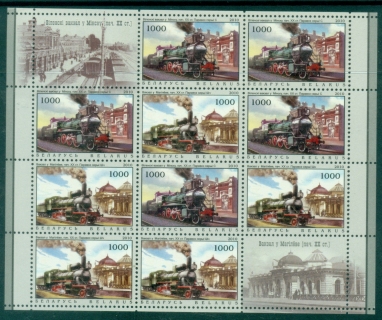 Belarus-2010-Locomotives-and-Railway-Stations-MS-MUH