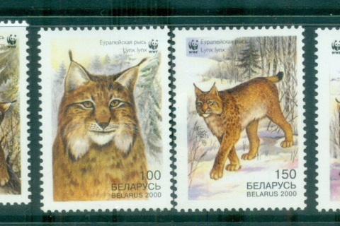 Belarus 2000 WWF Eurasian Lynx