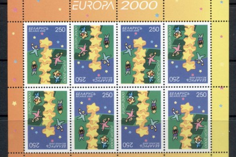 Belarus-2000-Europa-Stars-sheetlet-MUH