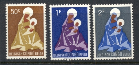 Belgian-Congo-1959 Xmas, Madonna & Child