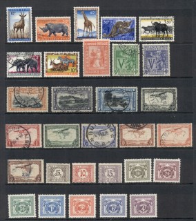 Belgian-Congo-1920's on Assorted oddments inc Postage Dues