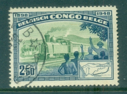 Belgian-Congo-1942-Railway-Service-in-Congo-50th-Anniversary-FU