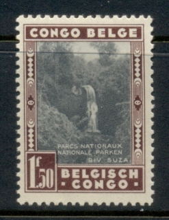 Belgian-Congo-1937-38-Suza-River-1-50fr-MUH