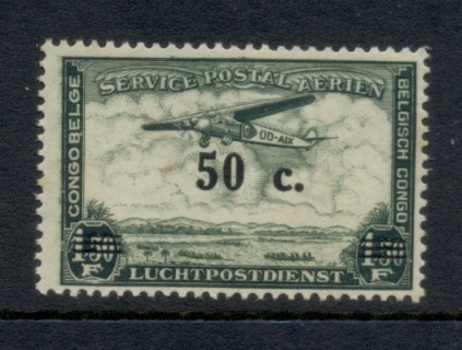 Belgian-Congo-1942-Air-mail-Surch-MUH