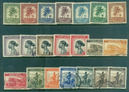 Belgian-Congo-1942-Pictorials-Asst-MLH-FU