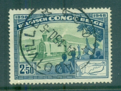 Belgian-Congo-1942-Railway-Service-in-Congo-50th-Anniversary-FU