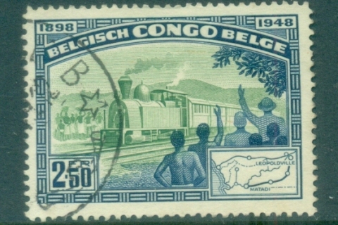 Belgian-Congo-1942-Railway-Service-in-Congo-50th-Anniversary-FU