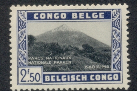 Belgian-Congo-1937-38-Karisimbi-2-50fr-MUH