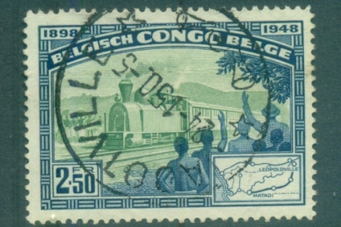 Belgian-Congo-1942-Railway-Service-in-Congo-50th-Anniversary-FU