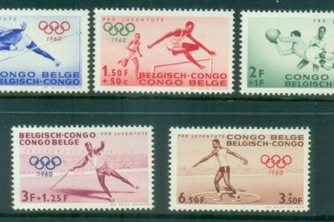 Belgian-Congo-1960-Summer-Olympics-Rome-MUH