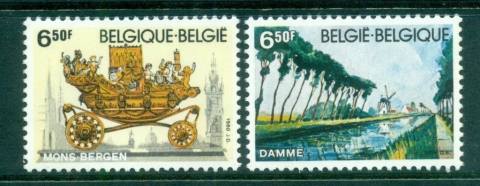 Belgium-1980-Tourism-MUH-lot83450