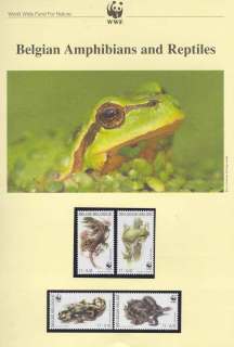 Belgium-2000 WWF Belgian Amphibians/Repties