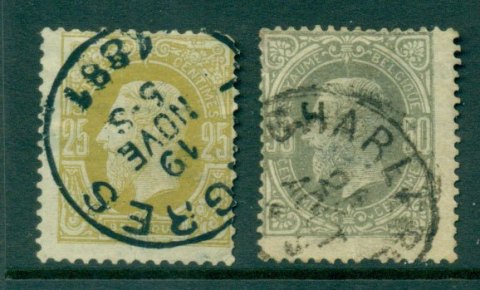 Belgium-1875-8-25c