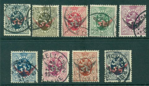 Belgium-1929-31-Official-Stamps-FU-Lot27266