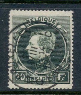 Belgium-1929-King-Albert-20f-FU