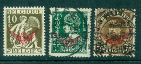 Belgium-1932-Official-Stamps-MH-FU-Lot27267