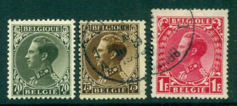 Belgium-1934-5-King-Leopold-MH-FU-Lot27157