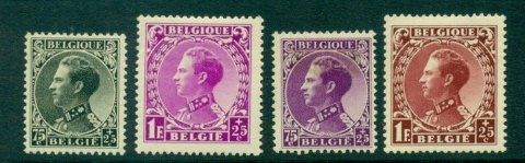 Belgium-1934-King-Leopold-III-National-war-Veterans-4-MH-Lot27200