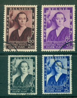 Belgium-1937-Queen-Mother-Elisabeth-FU-Lot27208