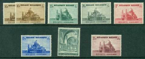 Belgium-1938-Kookolberg-Basilica-1f-crease-MH-Lot17527