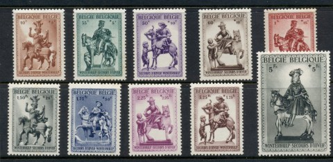 Belgium-1941-42-Welfare-Statues-tones-MLH