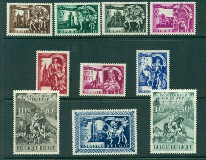 Belgium-1943-4-St-Martin-Winter-Relief-MH-Lot27242