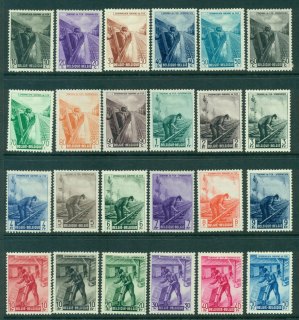 Belgium-1945-6-Railway-Workers-24-MH-Lot27277