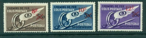 Belgium-1945-Parcel-Post-Winged-Wheel-Opt-MH-Lot27322