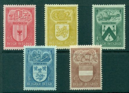 Belgium-1946-Coats-of-Arms-MH-Lot27253