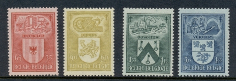 Belgium-1946-Welfare-Anti-TB-Coats-of-Arms-4-5