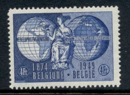 Belgium-1949-UPU-75th-Anniversary-MUH