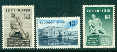 Belgium-1951-National-Monument-MH-Lot27295